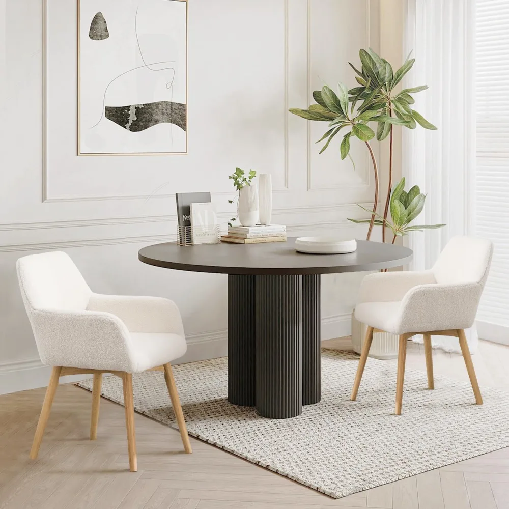 Mid Century Modern Dining Chairs Set of 2 & 4 & 6 Comfy Accent Chair Upholstered Kitchen Dining Living Room Chairs, Customized
Mid Century Modern Dining Chairs Set of 2 & 4 & 6 Comfy Accent Chair Upholstered Kitchen Dining Living Room Chairs, Customized