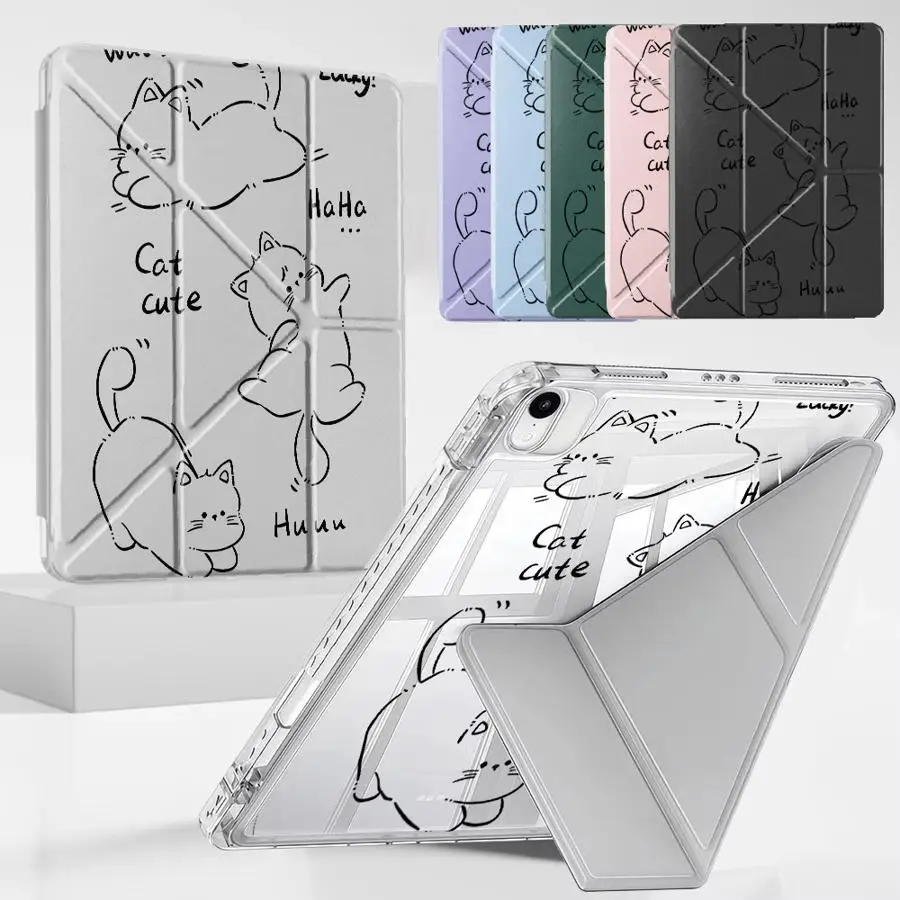 Чехол для планшета с мультяшным котом для iPad Mini 6 7 Pro 11th 10th 9th 8th 7th 12.9inch Air 4 5 M3 M2 M4 11inch Pro 2025 с подставкой
Чехол для планшета с мультяшным котом для iPad Mini 6 7 Pro 11th 10th 9th 8th 7th 12.9inch Air 4 5 M3 M2 M4 11inch Pro 2025 с подставкой
