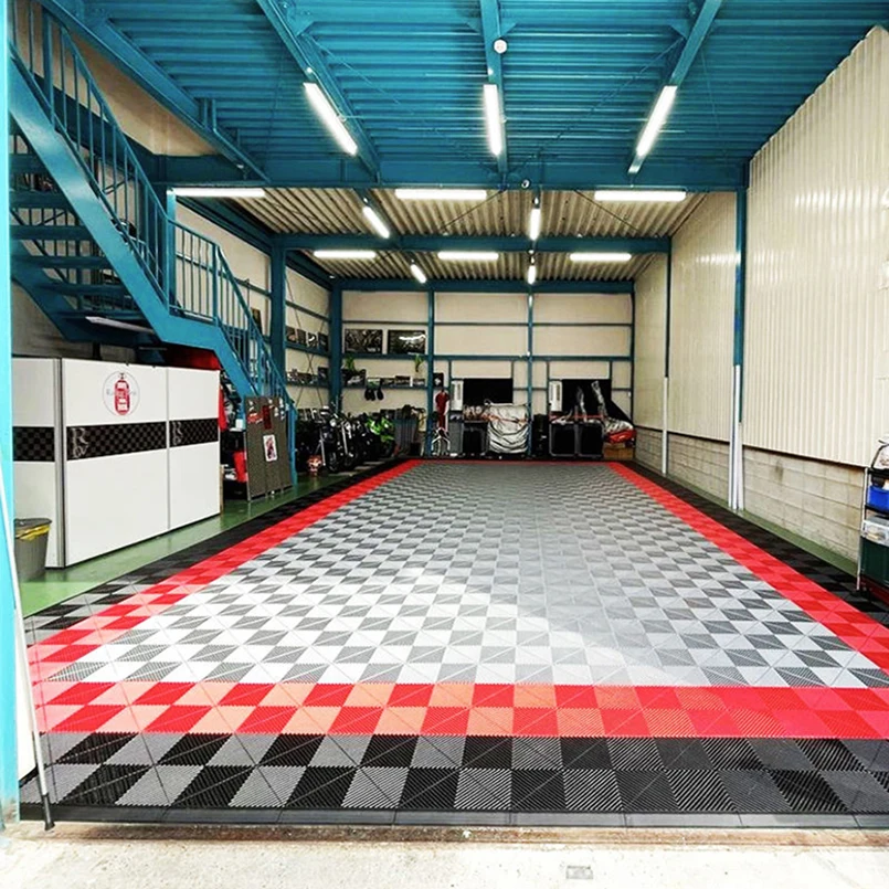 Best Quality Anti Uv Antioxidant Plastic Interlocking Pvc Tiles Garage Floor Car washshop
Best Quality Anti Uv Antioxidant Plastic Interlocking Pvc Tiles Garage Floor Car washshop