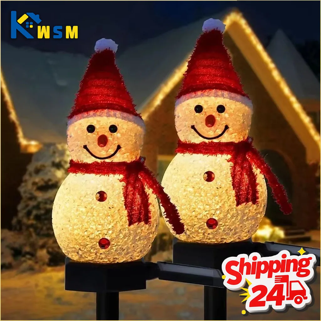 Рождественский снеговик на солнечной энергии, газонный светильник, уличный садовый декор, земля для двора, патио, праздничное атмосферное освещение
Рождественский снеговик на солнечной энергии, газонный светильник, уличный садовый декор, земля для двора, патио, праздничное атмосферное освещение