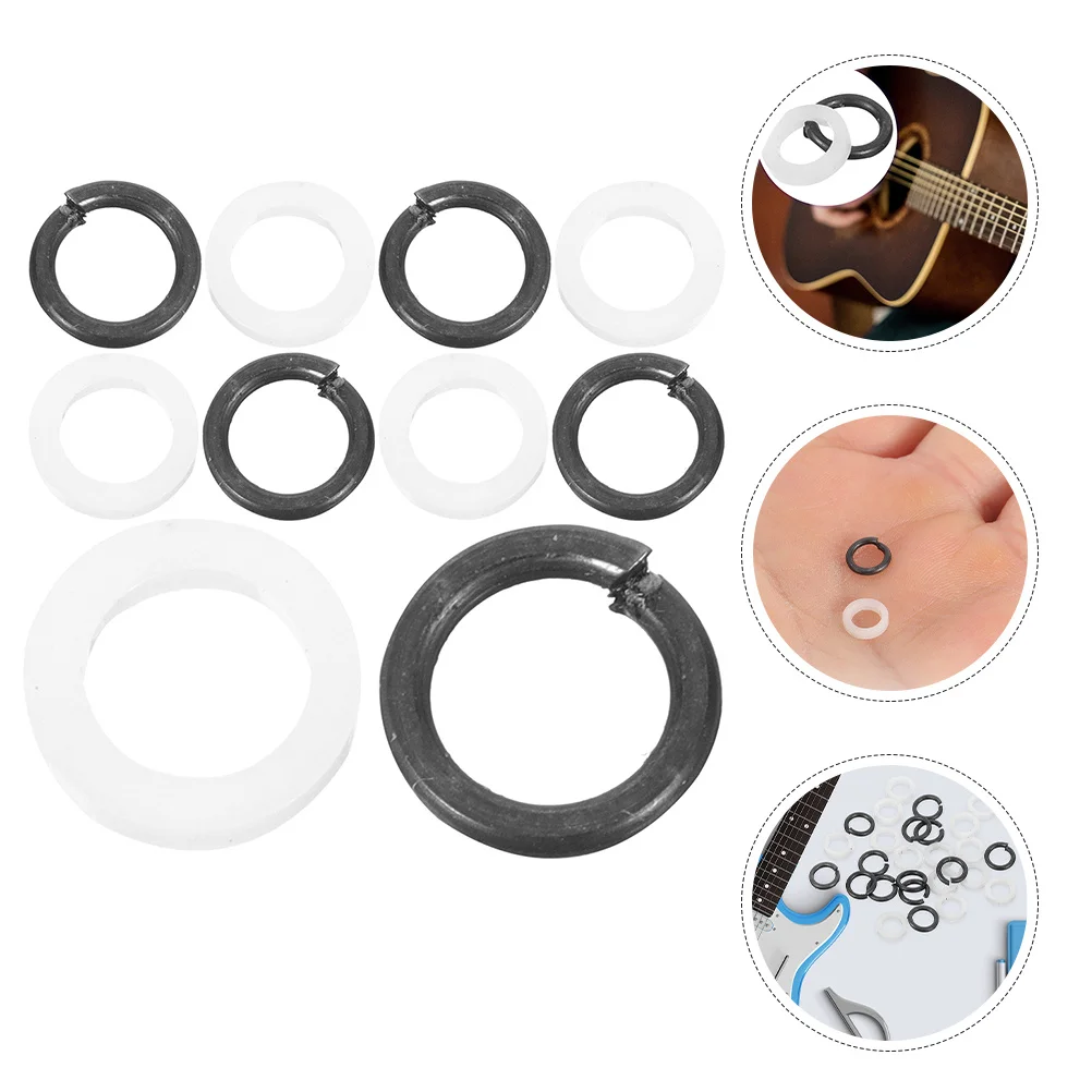 48Pcs Guitar Strap Lock Kit Includes Buttons and Washers for Secure Non-Slip Protection Ideal Guitar Accessories Replacement