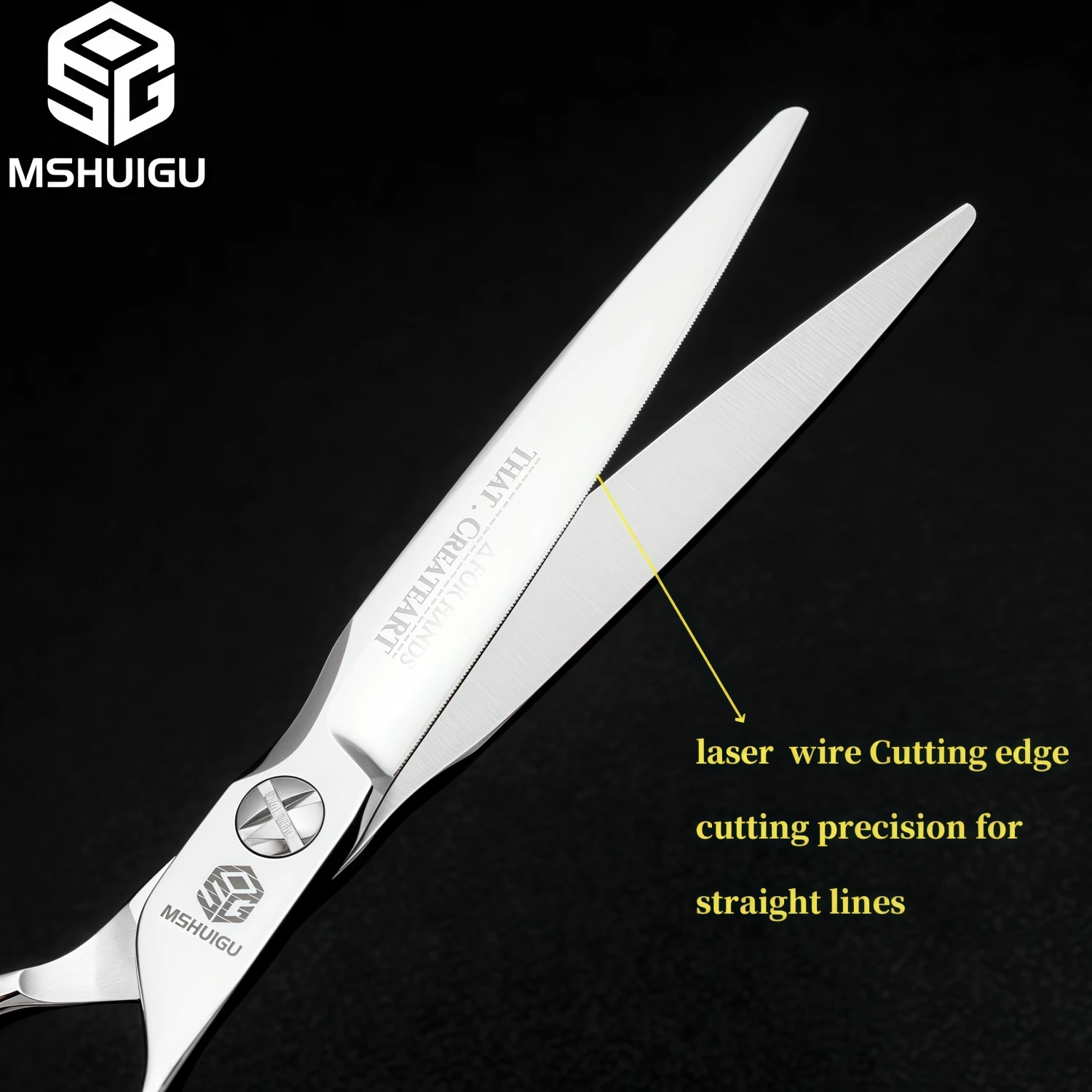 MSHUIGU Professional Barber Scissors Laser Wire 440C Steel Multifunctional Thin Pruning Shears Precision 4-6-6.5-6.8 Inch
MSHUIGU Professional Barber Scissors Laser Wire 440C Steel Multifunctional Thin Pruning Shears Precision 4-6-6.5-6.8 Inch
