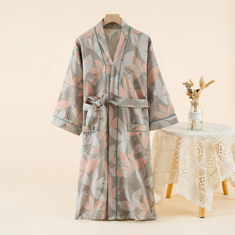 Color Woven Jacquard Couple Nightgown Cardigan Belt Women's Universal Hotel Hot Spring Bathrobe National Style Robe
Color Woven Jacquard Couple Nightgown Cardigan Belt Women's Universal Hotel Hot Spring Bathrobe National Style Robe