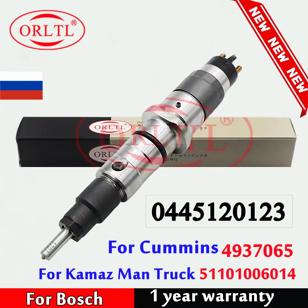 ORLTL 0445120123 New Injector Fuel Nozzle 0 445 120 123 Diesel 00986AD1048 For Cummins 4937065 Kamaz Man Truck 51101006014
ORLTL 0445120123 New Injector Fuel Nozzle 0 445 120 123 Diesel 00986AD1048 For Cummins 4937065 Kamaz Man Truck 51101006014