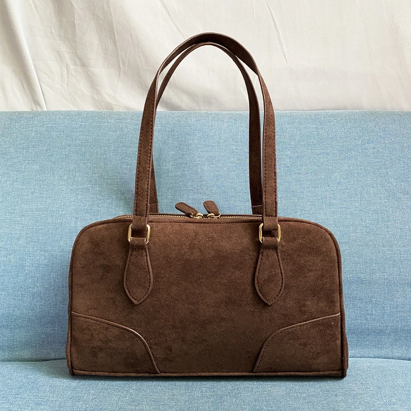 Vintage Handbag For Women Luxury Designer Shoulder Bags And Purse 2023 New In PU Faux Suede Frosted Boston Style Bag Small
Vintage Handbag For Women Luxury Designer Shoulder Bags And Purse 2023 New In PU Faux Suede Frosted Boston Style Bag Small