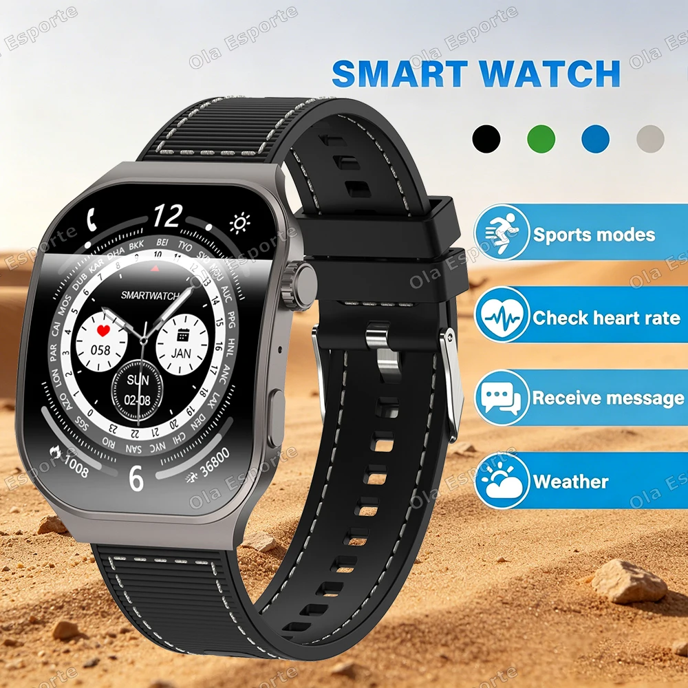 New Bluetooth Call Smart Watch for Men 2.01" HD Curved Screen Sports Watch Health Monitoring Women Smartwatch for Holiday Gifts
New Bluetooth Call Smart Watch for Men 2.01" HD Curved Screen Sports Watch Health Monitoring Women Smartwatch for Holiday Gifts