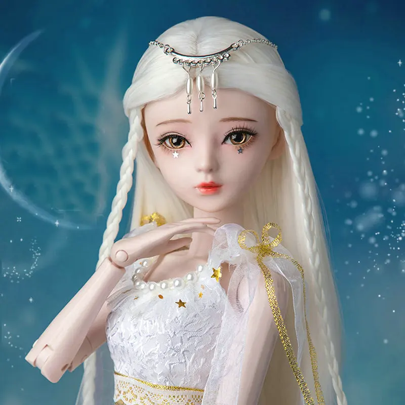 ●Handpainted Makeup Bjd 1/3 Doll Full Set 60cm Ball-Jointed Glass Eyes Princess Dolls Collection Toys For Girls Birthday Gift
●Handpainted Makeup Bjd 1/3 Doll Full Set 60cm Ball-Jointed Glass Eyes Princess Dolls Collection Toys For Girls Birthday Gift