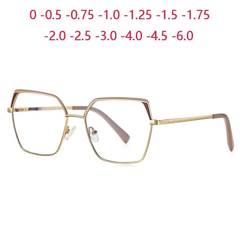 Blue Light Blocking Polygon Shortsighted Prescription Eyeglasses Women Fashion Student Optical Glasses Myopia -0.5 -0.75 To -6.0
Blue Light Blocking Polygon Shortsighted Prescription Eyeglasses Women Fashion Student Optical Glasses Myopia -0.5 -0.75 To -6.0