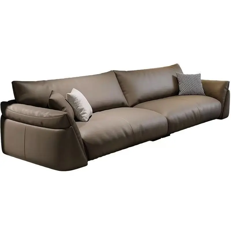 #Italian Minimalist Living Room Sofa Set, Made of Genuine Leather.
#Italian Minimalist Living Room Sofa Set, Made of Genuine Leather.