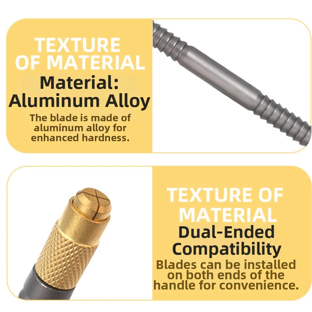 Processor Glue Scraper Multifunctional Aluminum Alloy Dual Ended Tool Handle With Anti-Slip Grip For Processor Chip Removal
Processor Glue Scraper Multifunctional Aluminum Alloy Dual Ended Tool Handle With Anti-Slip Grip For Processor Chip Removal
