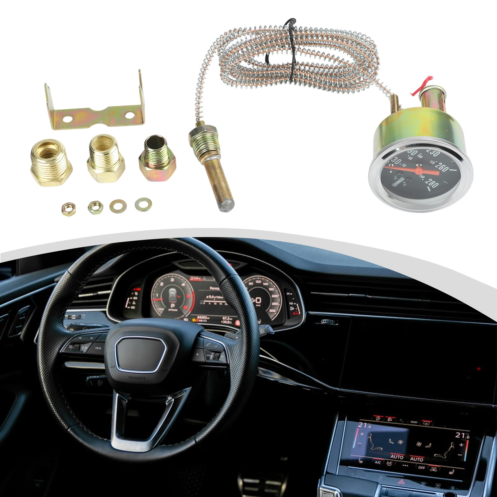 Датчик температуры воды 2 дюйма (52 мм) для автомобилей и судов, от 50 до 140 градусов Цельсия, от 130 до 280 градусов Фаренгейта, с кабелем 18 метров
Датчик температуры воды 2 дюйма (52 мм) для автомобилей и судов, от 50 до 140 градусов Цельсия, от 130 до 280 градусов Фаренгейта, с кабелем 18 метров