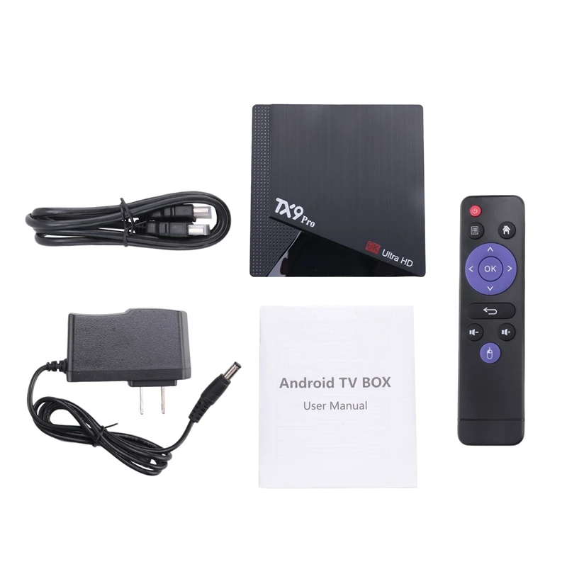 Smart Tv Box TX9 Pro TV Box 6K HD Dual Brand 2.4G 5.8G Wifi Media Player Aiiwinner H313 Smart TV Box US Plug
Smart Tv Box TX9 Pro TV Box 6K HD Dual Brand 2.4G 5.8G Wifi Media Player Aiiwinner H313 Smart TV Box US Plug