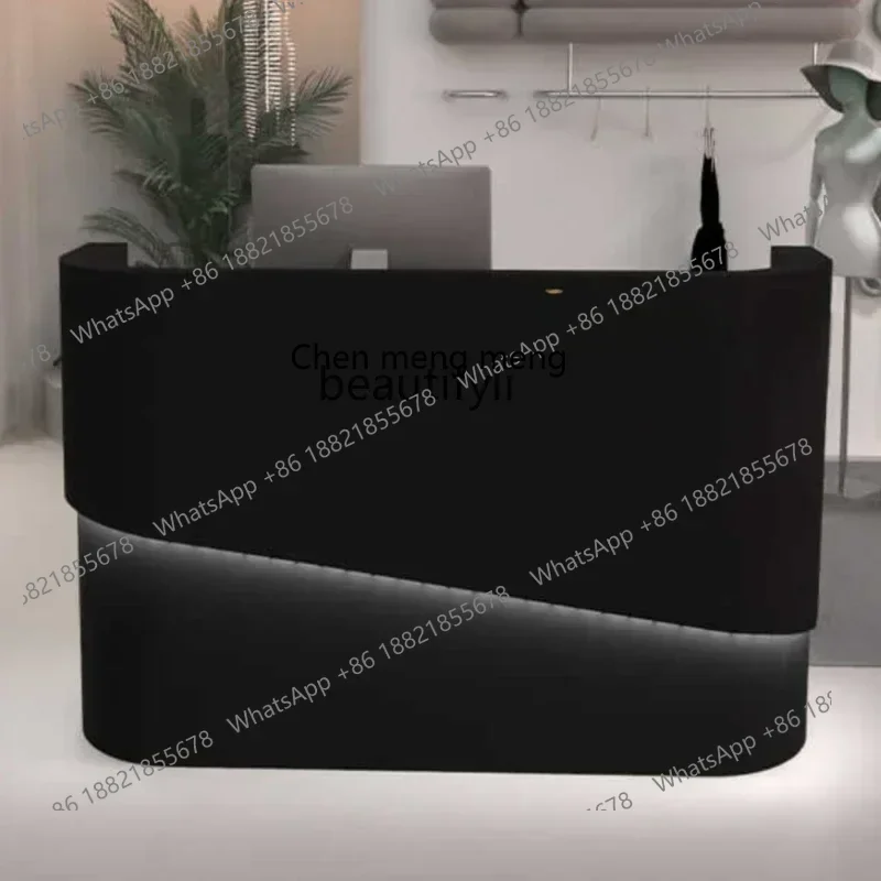 X Ayh Curved Clothing Store Cashier Desk Beauty Salon Front Desk Yoga Studio Hair Salon Bar Counter Reception Table
X Ayh Curved Clothing Store Cashier Desk Beauty Salon Front Desk Yoga Studio Hair Salon Bar Counter Reception Table