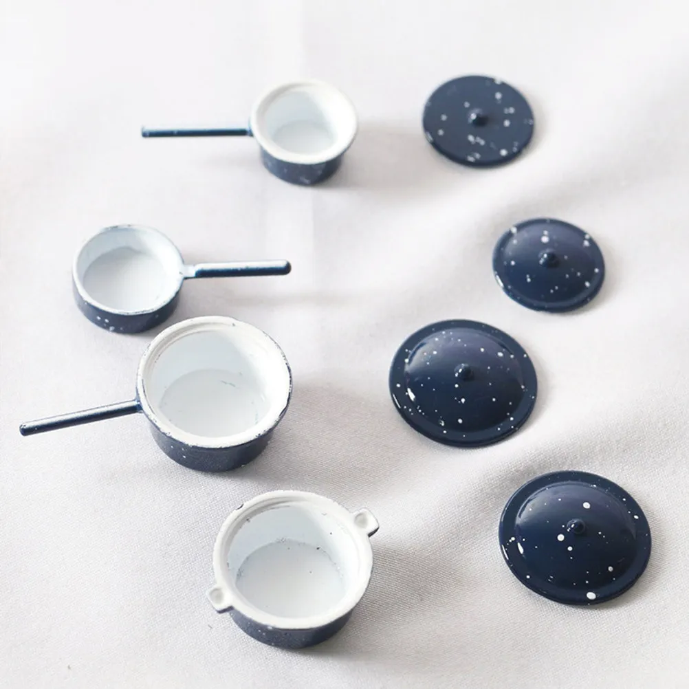 4Pcs Joyful Miniature Pots Kitchen Simulation Cookware for Mini Home Decor Dollhouse Accessories Children Creative Play Learning
4Pcs Joyful Miniature Pots Kitchen Simulation Cookware for Mini Home Decor Dollhouse Accessories Children Creative Play Learning