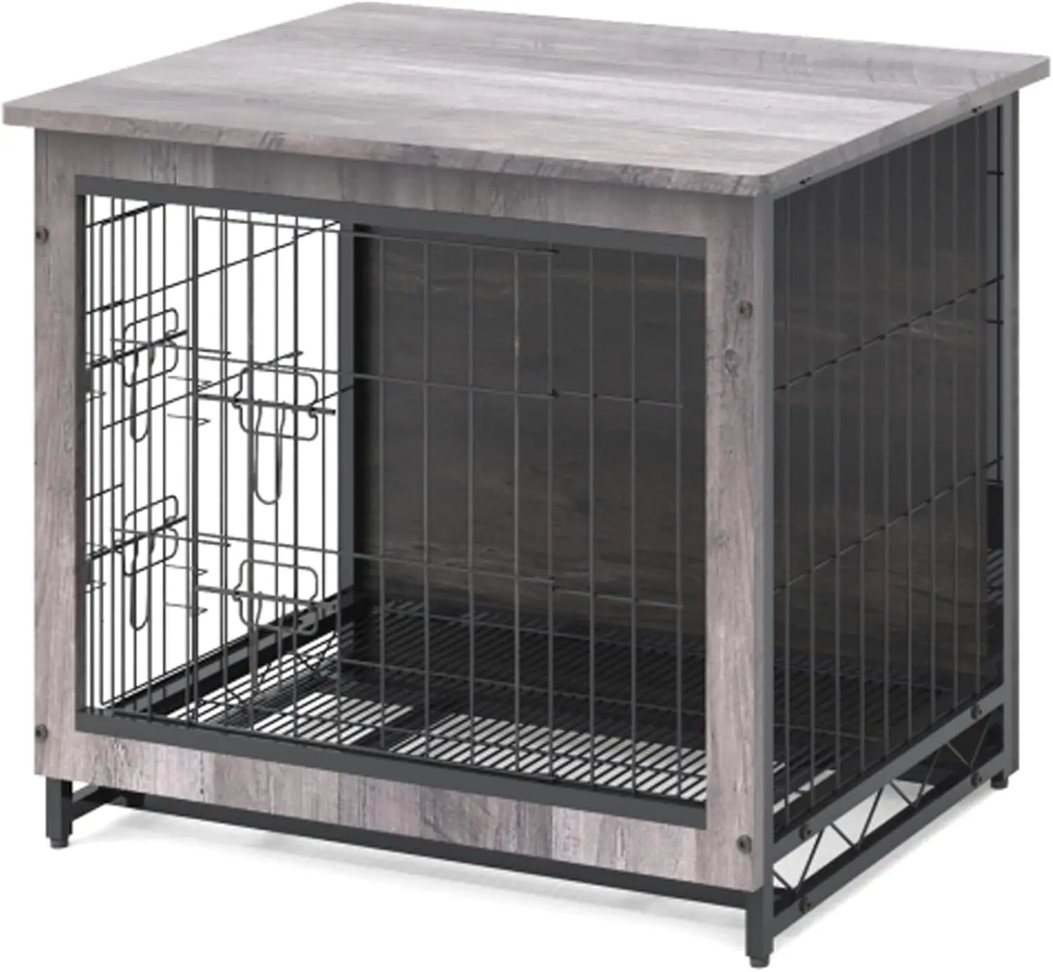 27.2" Dog Crate Furniture, Indoor Dog Cage Side End Table, M Pet Wood Kennel for Medium and Small Dogs up to 30 lb with Multi-Pu
27.2" Dog Crate Furniture, Indoor Dog Cage Side End Table, M Pet Wood Kennel for Medium and Small Dogs up to 30 lb with Multi-Pu
