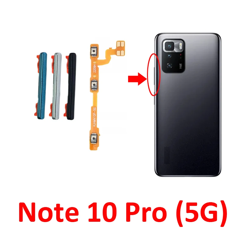 For Xiaomi Redmi Note 10 Pro 5G Phone New Volume Button Up Down Key Internal Flex Cable For Note 10 Pro 5G Black White Green
For Xiaomi Redmi Note 10 Pro 5G Phone New Volume Button Up Down Key Internal Flex Cable For Note 10 Pro 5G Black White Green