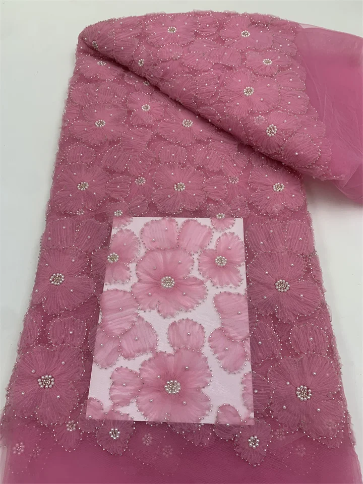Fashion French Embroidery Beaded Tulle Lace Fabric High Quality African Nigerian Sequin Lace Fabric for Wedding Dress XL57861
Fashion French Embroidery Beaded Tulle Lace Fabric High Quality African Nigerian Sequin Lace Fabric for Wedding Dress XL57861