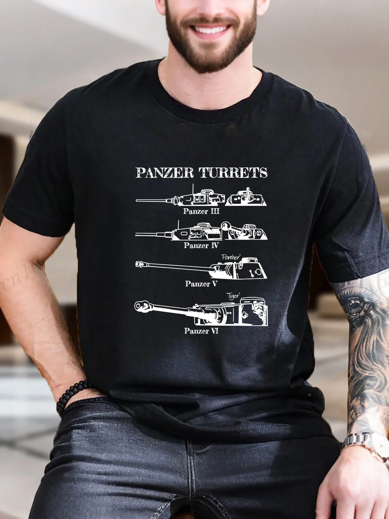 New Arrival Fashion Panzer Turrets Heavyweight Hot Sale Vintage Funny Fashionable Men's T-Shirt
New Arrival Fashion Panzer Turrets Heavyweight Hot Sale Vintage Funny Fashionable Men's T-Shirt
