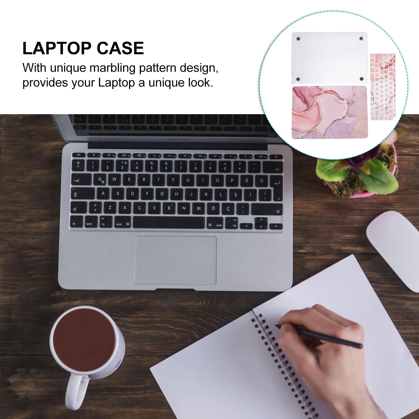 2Pcs Laptop Durable Durable Shell Hard Shell Anti scratch Plastic Cover Unique Design For Laptops Computer Accessories