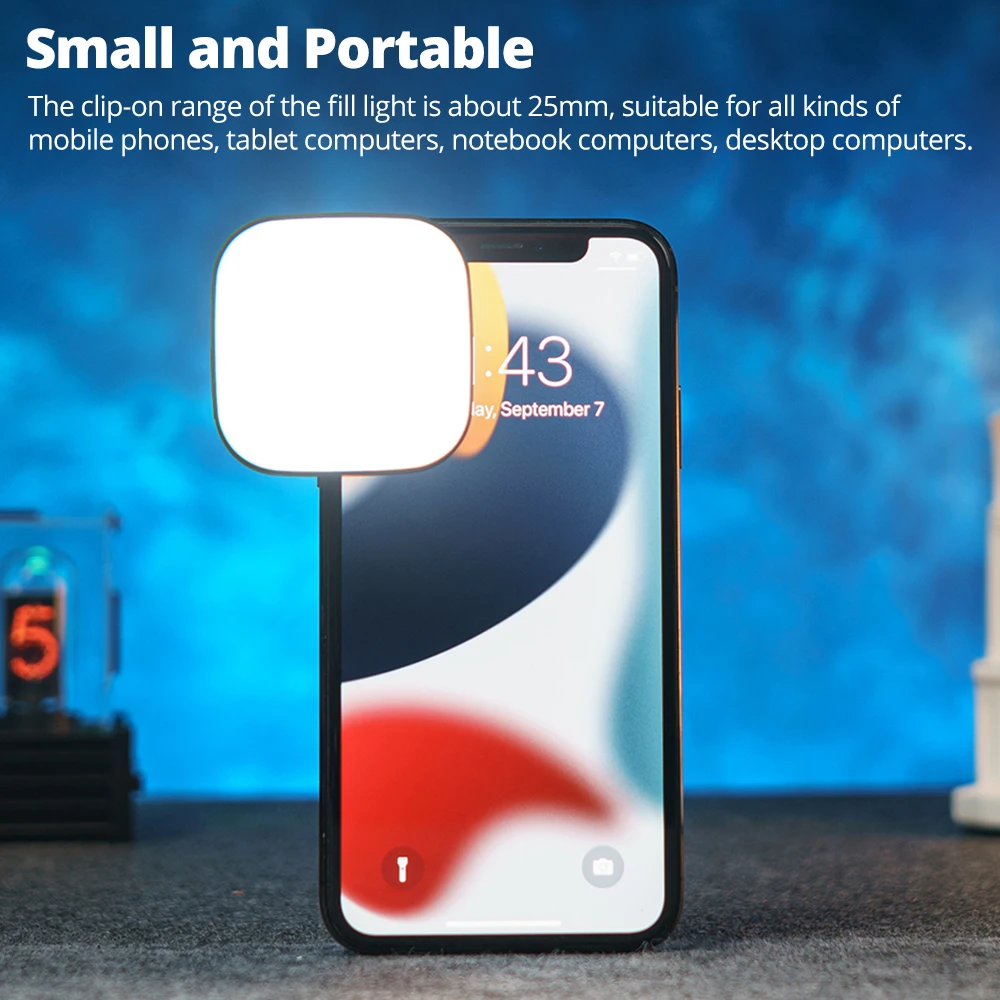 GODOX Mobilephone Lighting LED M32 Blilt-in Lithium Battery Adjustable Light Brightness for Photography Phones
GODOX Mobilephone Lighting LED M32 Blilt-in Lithium Battery Adjustable Light Brightness for Photography Phones