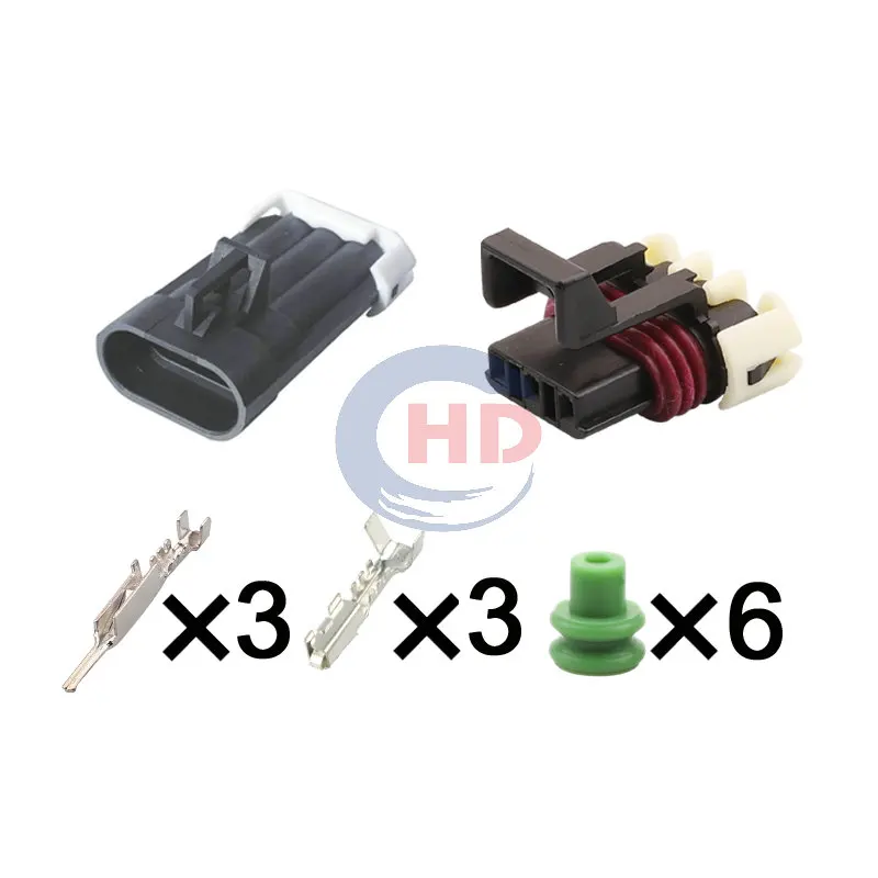 1-20 sets 3 pin Metripack 150 Plug Kit 12129615 12110293
1-20 sets 3 pin Metripack 150 Plug Kit 12129615 12110293