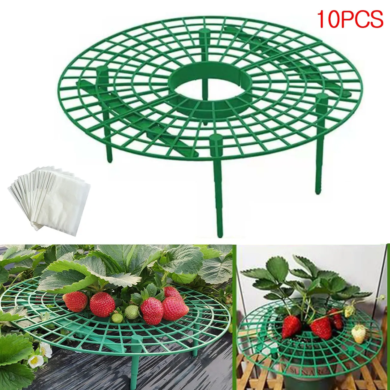 10 Strawberry Cultivation Brackets Increase Strawberry Cultivation Yield Prevent Corruption Horticultural Tools Plant Brackets/W
10 Strawberry Cultivation Brackets Increase Strawberry Cultivation Yield Prevent Corruption Horticultural Tools Plant Brackets/W