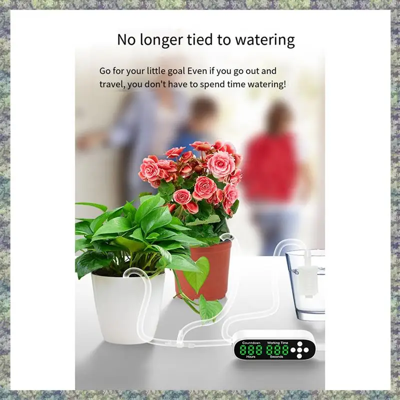 WON Automatic Plant Waterer Indoor, Plant Watering System, Capable Of Watering Multiple Pots Simultaneously, Display Screen Dura
WON Automatic Plant Waterer Indoor, Plant Watering System, Capable Of Watering Multiple Pots Simultaneously, Display Screen Dura