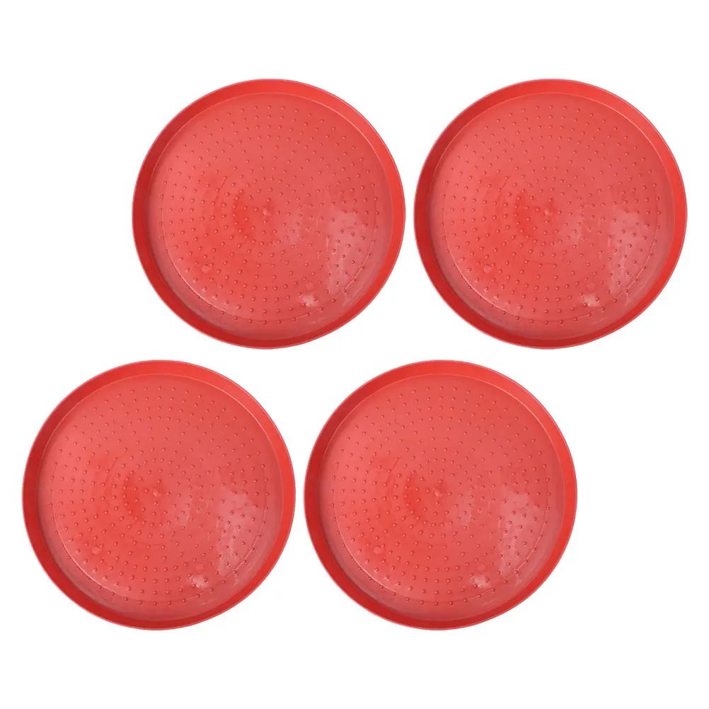 4 Pcs Starter Plate for Poultry Feeding Chickens Ducklings Goose Plastic Tray Set Durable Reusable Lightweight Non Slip Bottom
4 Pcs Starter Plate for Poultry Feeding Chickens Ducklings Goose Plastic Tray Set Durable Reusable Lightweight Non Slip Bottom