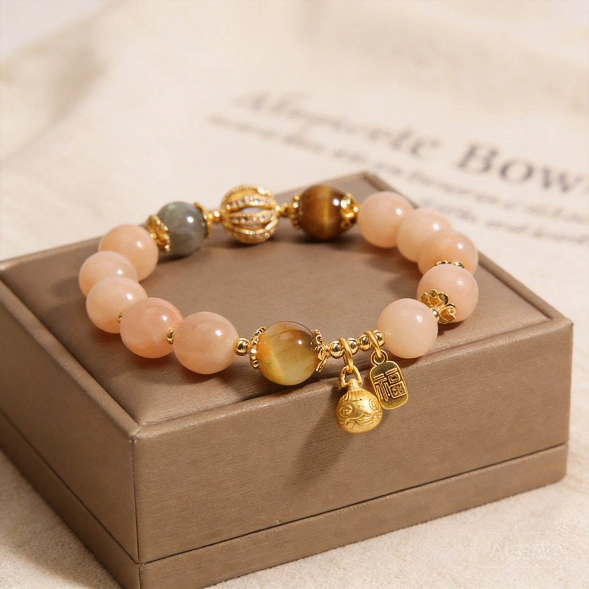 Natural Red Aventurine Jade Crystal Beaded Bracelet for Women With Fortune Beast Fu Charms Gift for Girlfriend Best Friend Daily
Natural Red Aventurine Jade Crystal Beaded Bracelet for Women With Fortune Beast Fu Charms Gift for Girlfriend Best Friend Daily