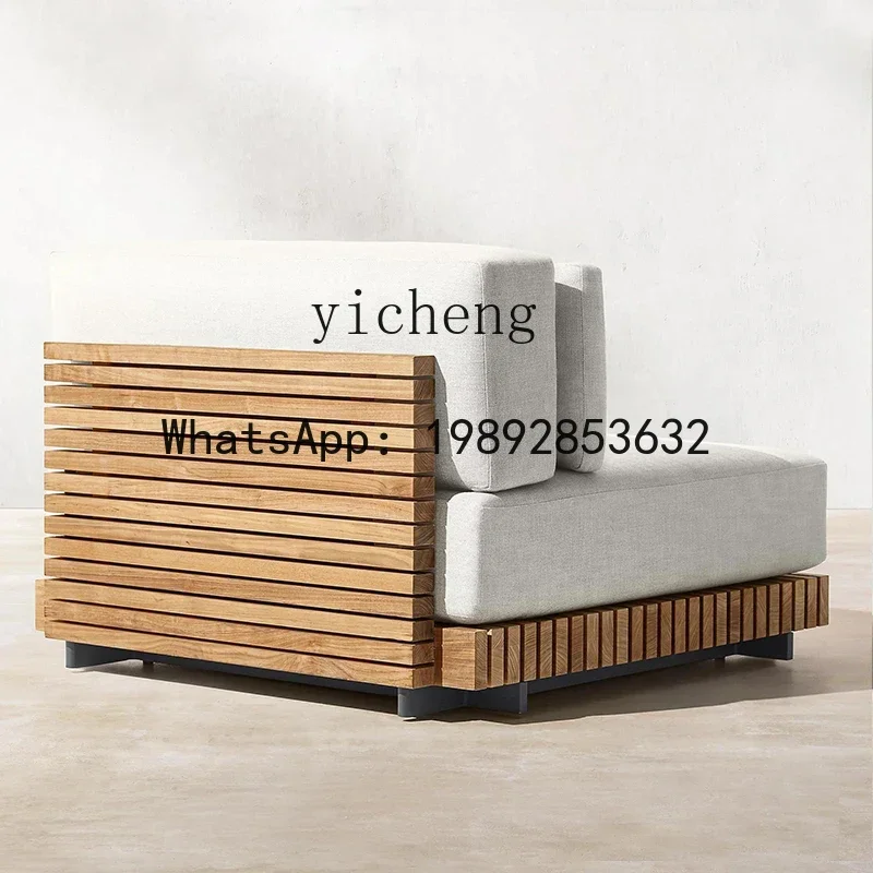 High-End Outdoor Teak Sofa Courtyard Villa Waterproof Outdoor Garden Leisure
High-End Outdoor Teak Sofa Courtyard Villa Waterproof Outdoor Garden Leisure