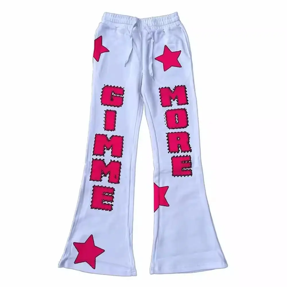Белые расклешенные брюки с розовым принтом в виде звезд – модные женские брюки в стиле Y2K, ретро-клеш, уличный стиль, эластичный пояс, фасон Bootcut
Белые расклешенные брюки с розовым принтом в виде звезд – модные женские брюки в стиле Y2K, ретро-клеш, уличный стиль, эластичный пояс, фасон Bootcut