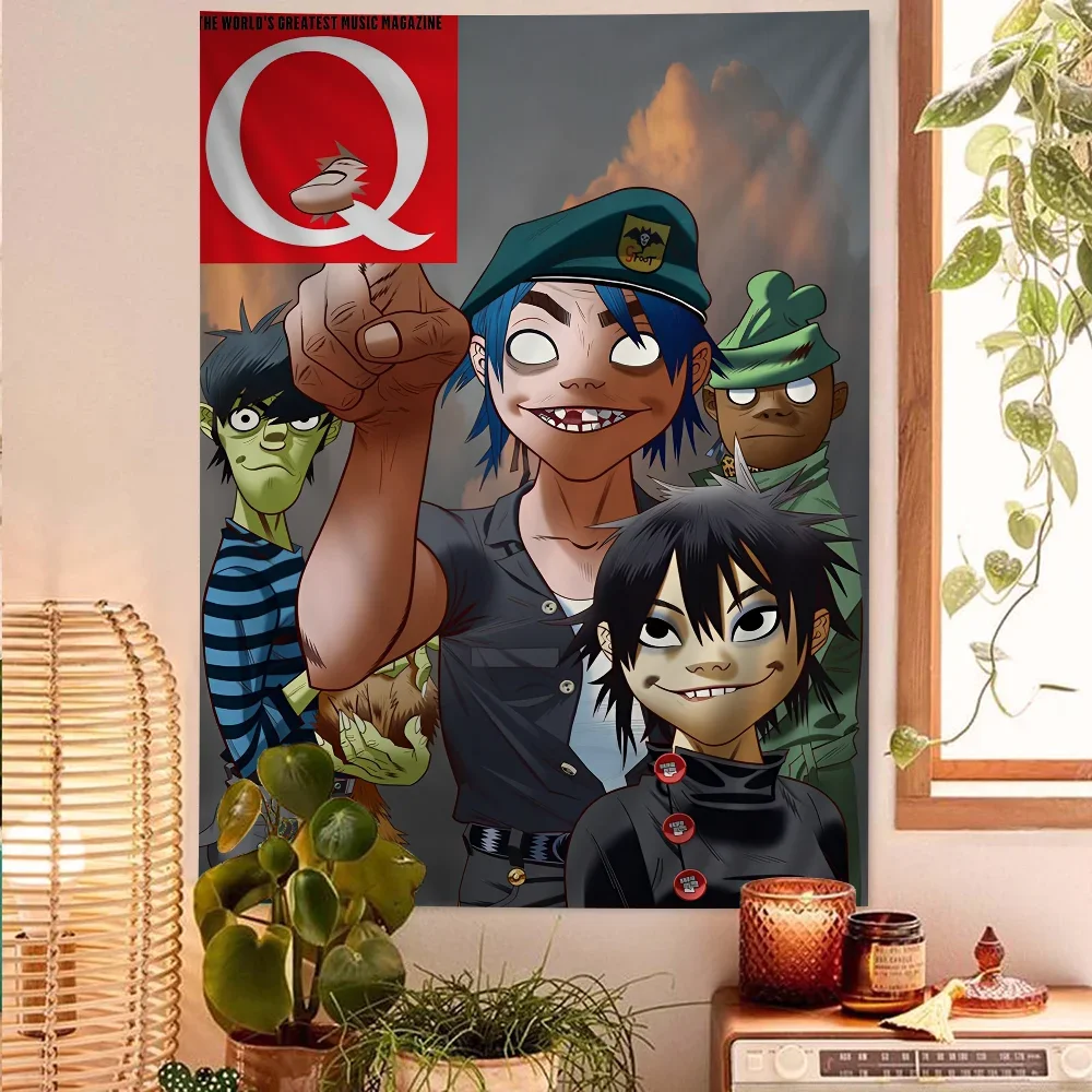 Retro Gorillaz DIY Wall Tapestry Art Science Fiction Room Home Decor Wall Art Decor
Retro Gorillaz DIY Wall Tapestry Art Science Fiction Room Home Decor Wall Art Decor