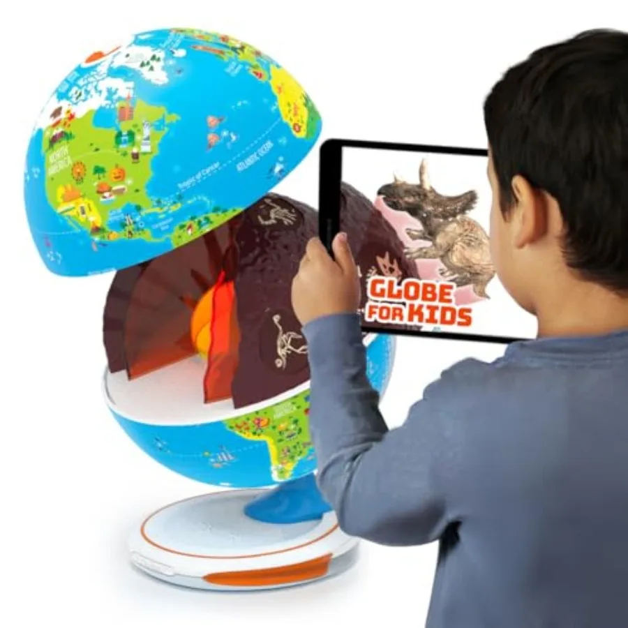 Play Explore 's Surface Fossils Minerals and Glowing Core Openable Interactive Globe Geography for Toys Ages 4 and Up
Play Explore 's Surface Fossils Minerals and Glowing Core Openable Interactive Globe Geography for Toys Ages 4 and Up