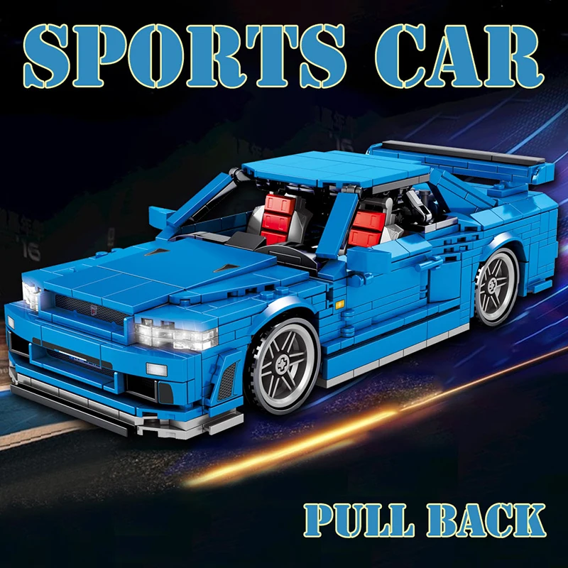 Technical Racing Car Models Speed Champion Car Japan Sport Cars Building Blocks Model Pull Back Vehicel Bricks Toy for Kids
Technical Racing Car Models Speed Champion Car Japan Sport Cars Building Blocks Model Pull Back Vehicel Bricks Toy for Kids