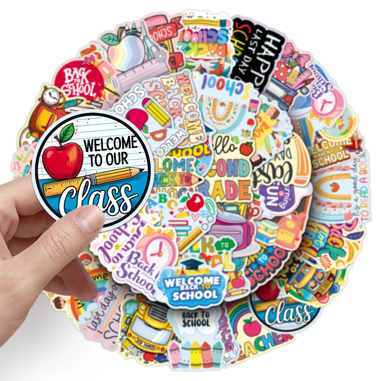 10/50PCS Back-to-School Season Graffiti Stickers Decoration Notebook Phone Guitar Skateboard Fridge Scraphbook Classic Kid Toys
10/50PCS Back-to-School Season Graffiti Stickers Decoration Notebook Phone Guitar Skateboard Fridge Scraphbook Classic Kid Toys