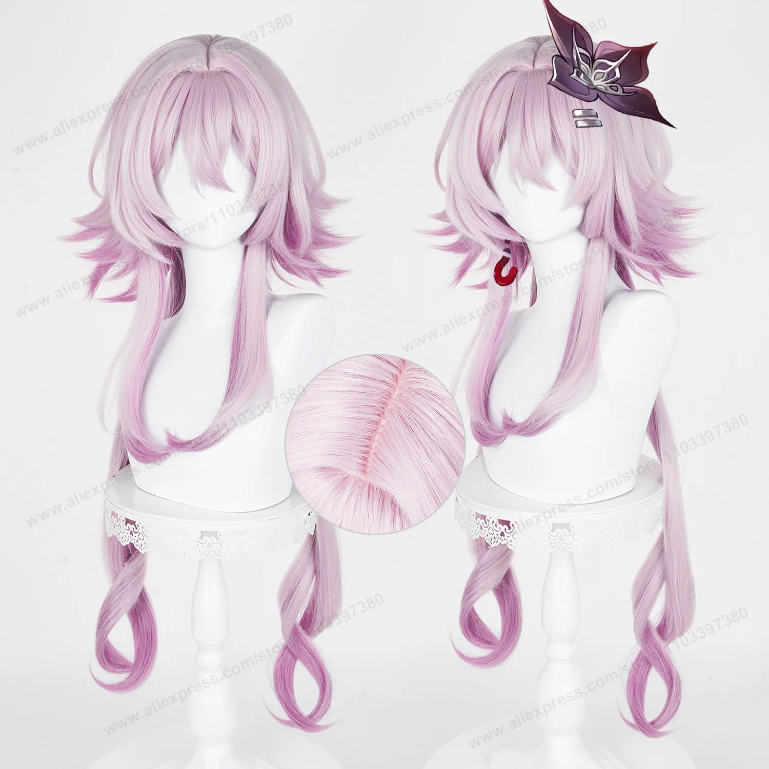 HSR Evernight Cosplay Wig 100cm Long Pink Women Wigs Anime March 7th Cosplay Wig Halloween Heat Resistant Synthetic Hair
HSR Evernight Cosplay Wig 100cm Long Pink Women Wigs Anime March 7th Cosplay Wig Halloween Heat Resistant Synthetic Hair