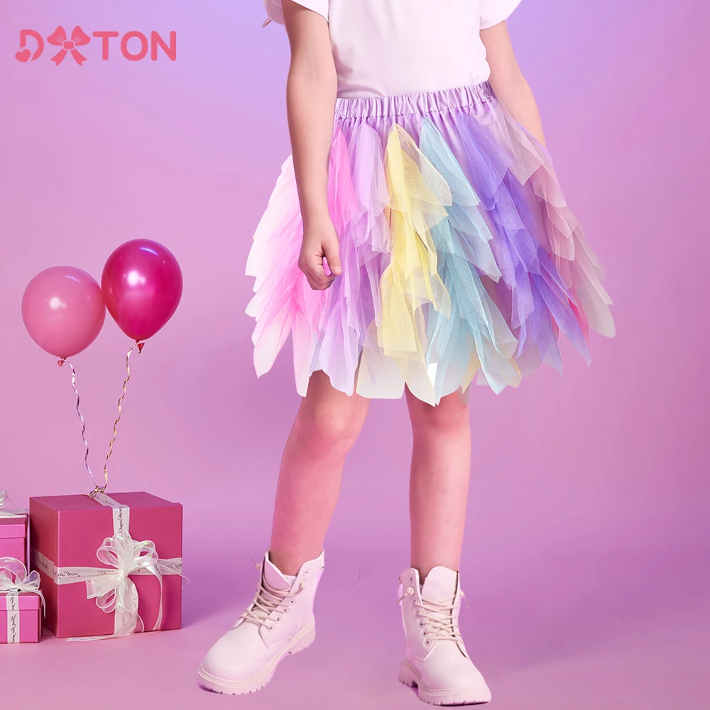 DXTON Girls Tutu Skirts Irregular Tulle Layer Fluffy Ball Gown Princess Pettiskirt Gradient Kids Ballet Party Perform Clothing
DXTON Girls Tutu Skirts Irregular Tulle Layer Fluffy Ball Gown Princess Pettiskirt Gradient Kids Ballet Party Perform Clothing