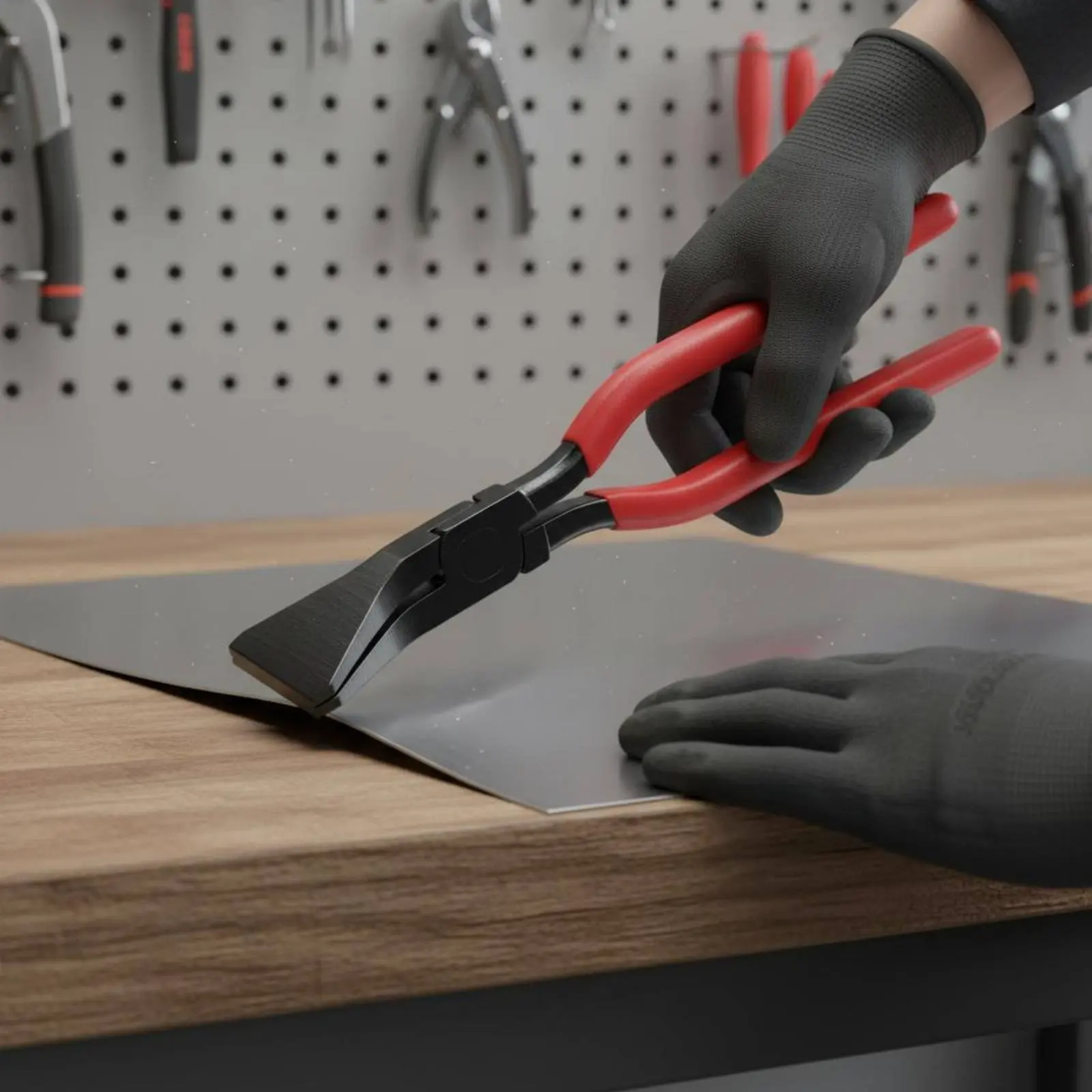 Seaming Pliers Forged Steel Clinching Pliers Seaming Plier Auto Body Repair Sheet Metal Bender Wide Jaw for Mechanics
Seaming Pliers Forged Steel Clinching Pliers Seaming Plier Auto Body Repair Sheet Metal Bender Wide Jaw for Mechanics