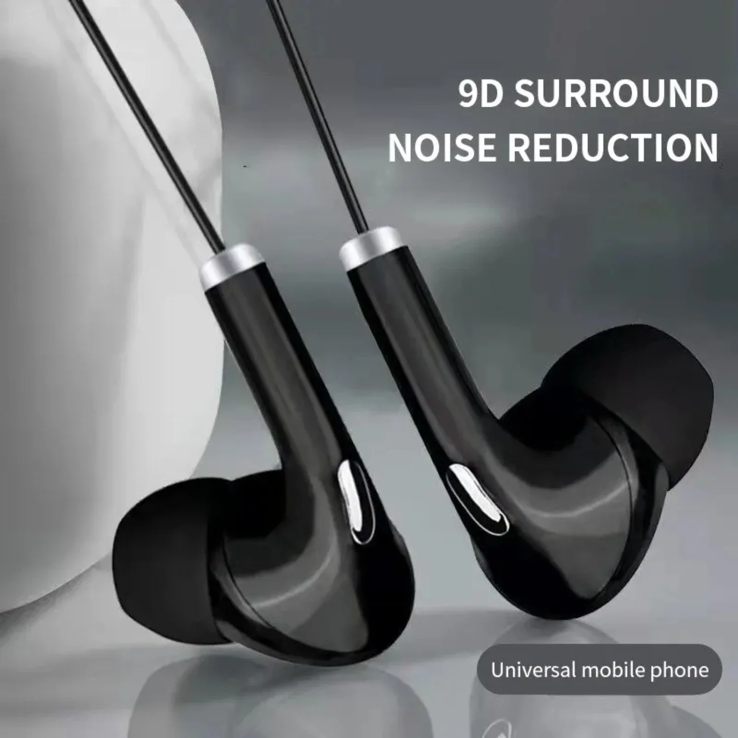 Wired Headset With Microphone Black Macaron Inear Gaming Mobile Phone Computer Live Recording 3.5 Interface Headset
Wired Headset With Microphone Black Macaron Inear Gaming Mobile Phone Computer Live Recording 3.5 Interface Headset