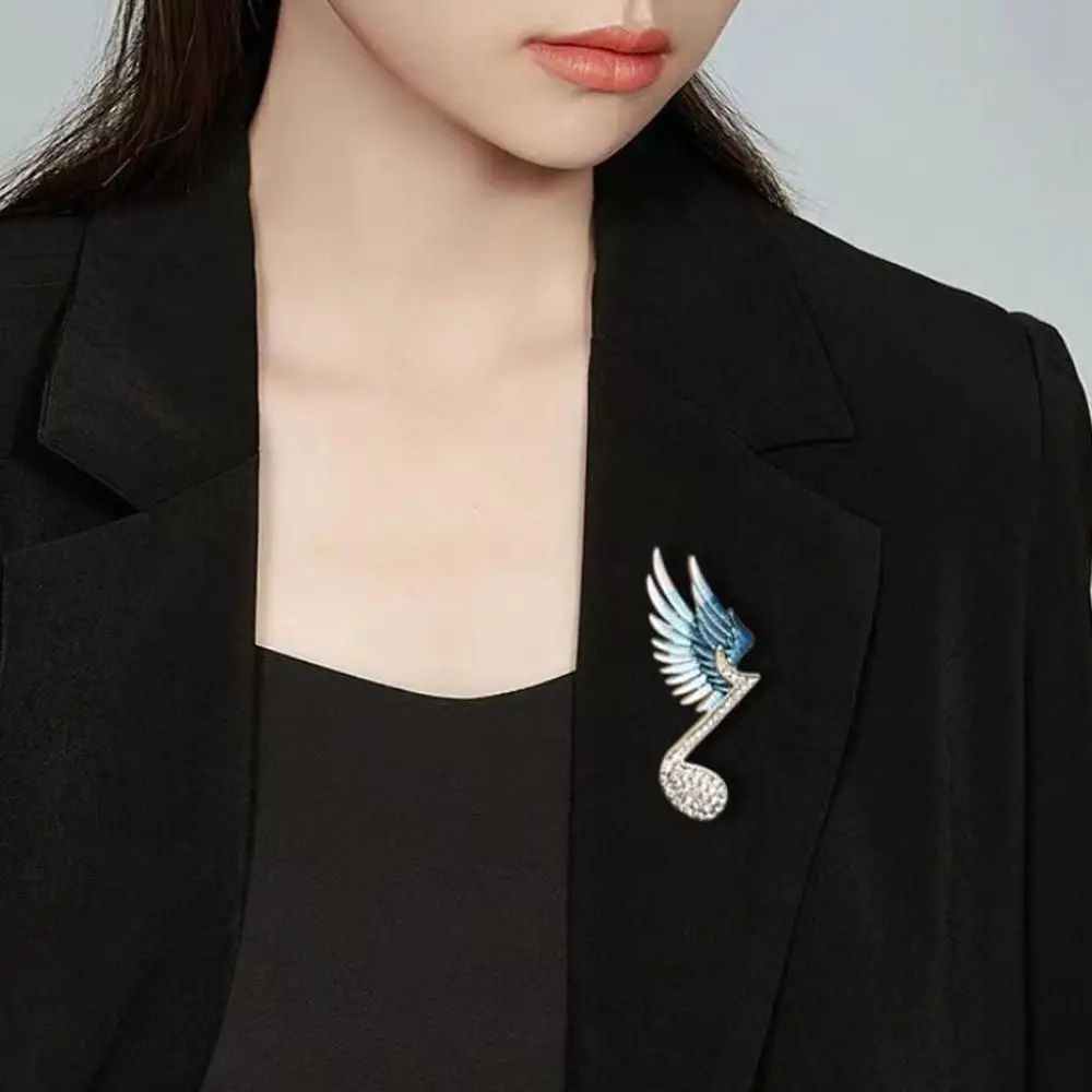 Exquisite Angel Wing Glasses Alloy Musical Note Rhinestone Korean Style Brooch Fashion Jewelry Women Brooch Clothing Accessory
Exquisite Angel Wing Glasses Alloy Musical Note Rhinestone Korean Style Brooch Fashion Jewelry Women Brooch Clothing Accessory