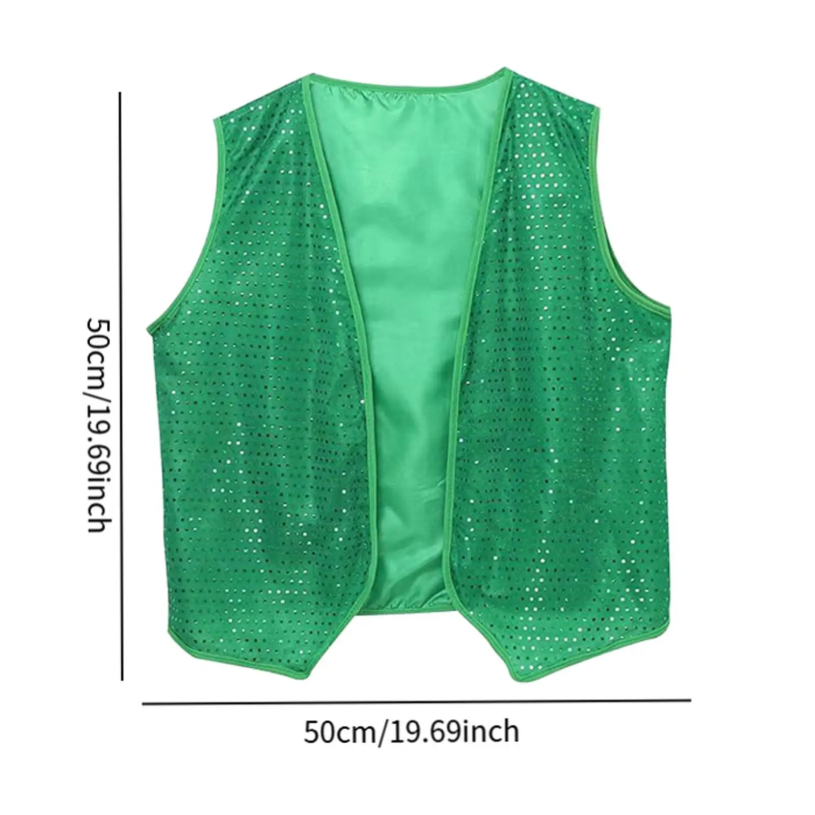 ST Patricks Day Vest Festive Adults Costume for Dress up Themed Party Gift
ST Patricks Day Vest Festive Adults Costume for Dress up Themed Party Gift