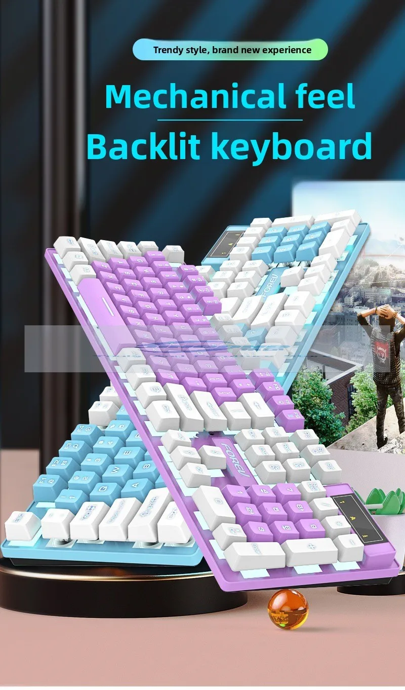 Игры для киберспорта подходят для клавиатуры Logitech по цвету FVQ8, проводной люминесцентный цветовой контраст, механическое ощущение.
Игры для киберспорта подходят для клавиатуры Logitech по цвету FVQ8, проводной люминесцентный цветовой контраст, механическое ощущение.