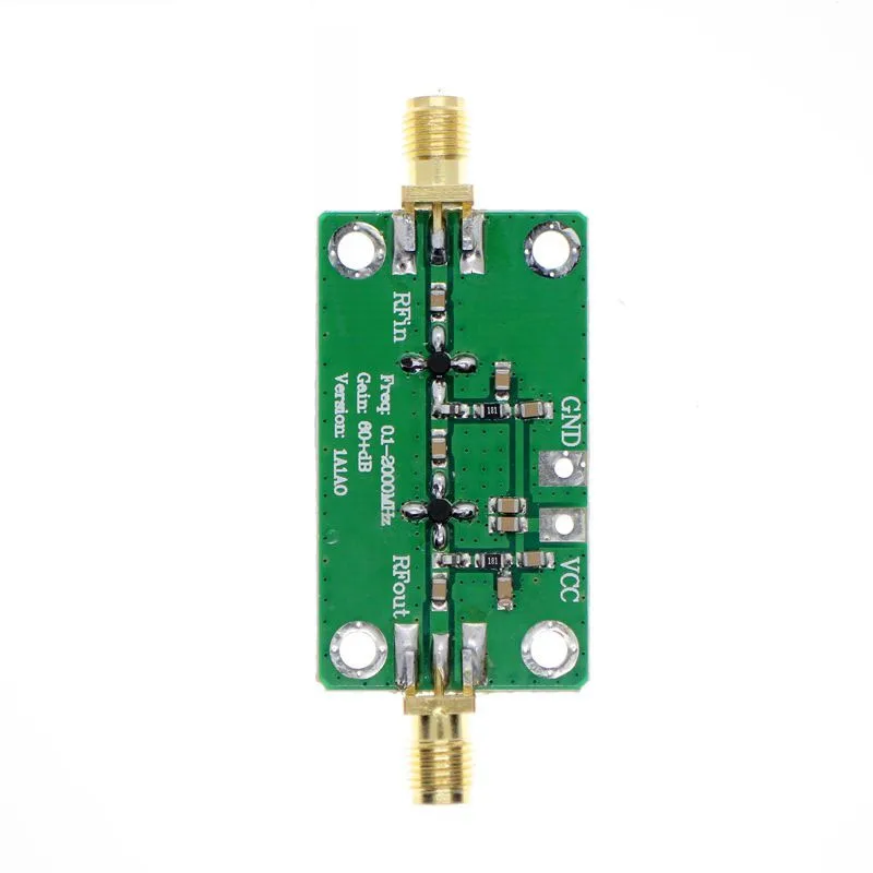 1 PCS RF broadband amplifier low noise amplifier LNA (0.1-2000MHz gain 60dB)
1 PCS RF broadband amplifier low noise amplifier LNA (0.1-2000MHz gain 60dB)