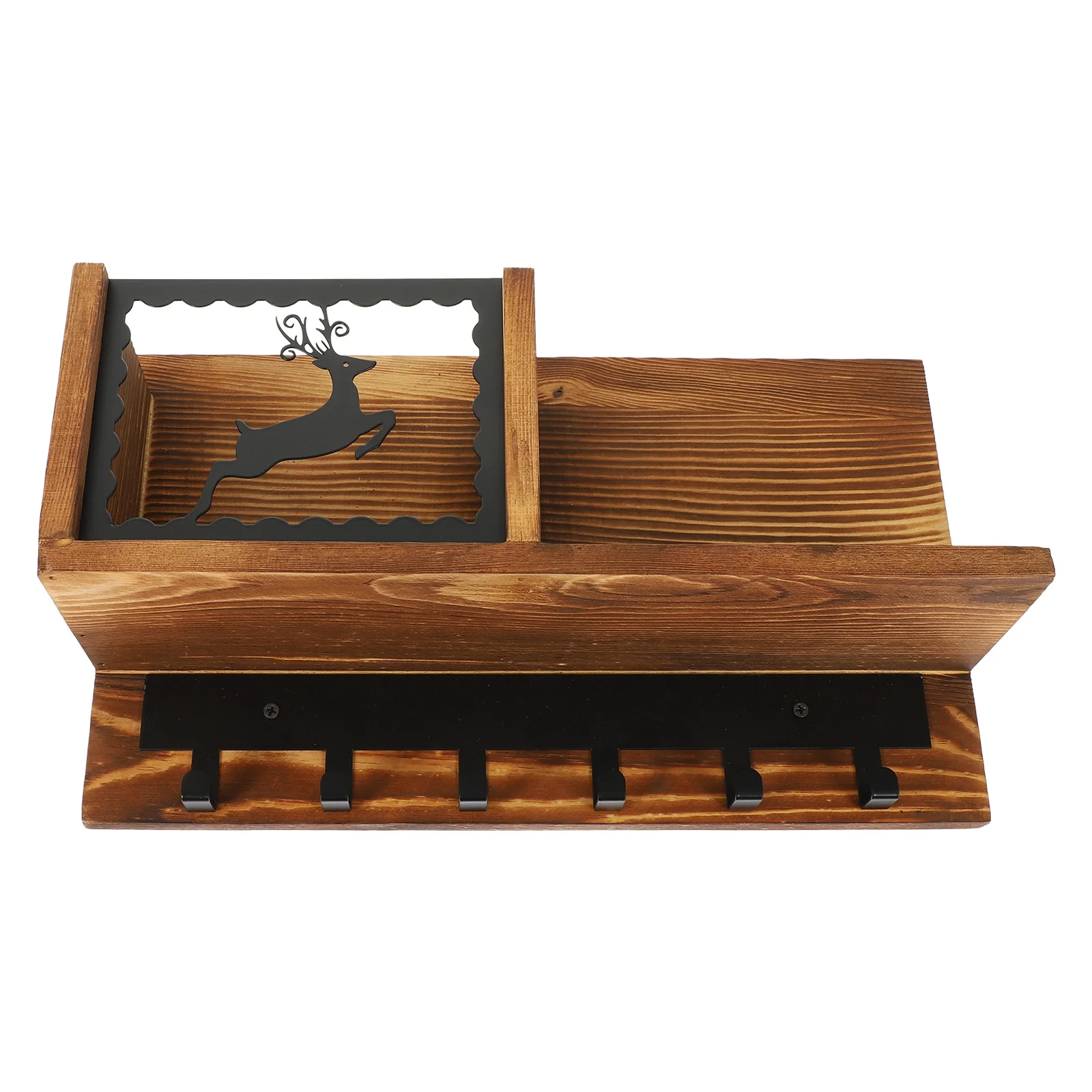 Iron Deer Wall Rack Black Brown Multi-function Holder Simple Shelf Kitchen Bedroom Bathroom Office Space-saving Storage
Iron Deer Wall Rack Black Brown Multi-function Holder Simple Shelf Kitchen Bedroom Bathroom Office Space-saving Storage