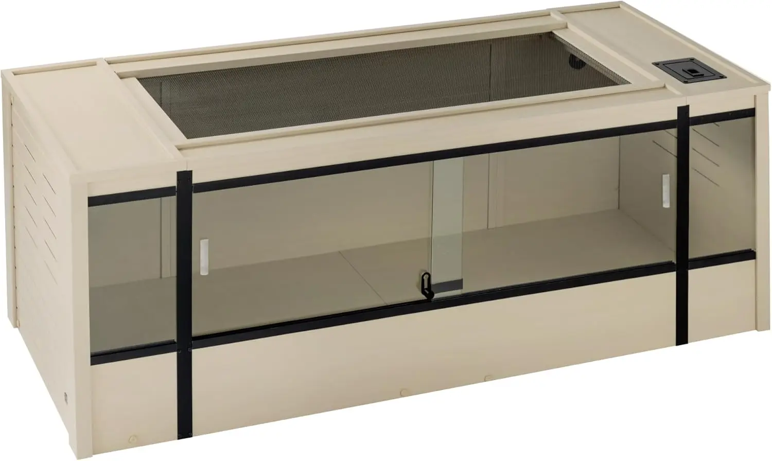 ECOFLEX 60" Wide X-Large Reptile Habitat, Mojave Lounge for Snakes, Tortoises & Lizards in Maple, Black & Grey, Easy Assembly, S
ECOFLEX 60" Wide X-Large Reptile Habitat, Mojave Lounge for Snakes, Tortoises & Lizards in Maple, Black & Grey, Easy Assembly, S