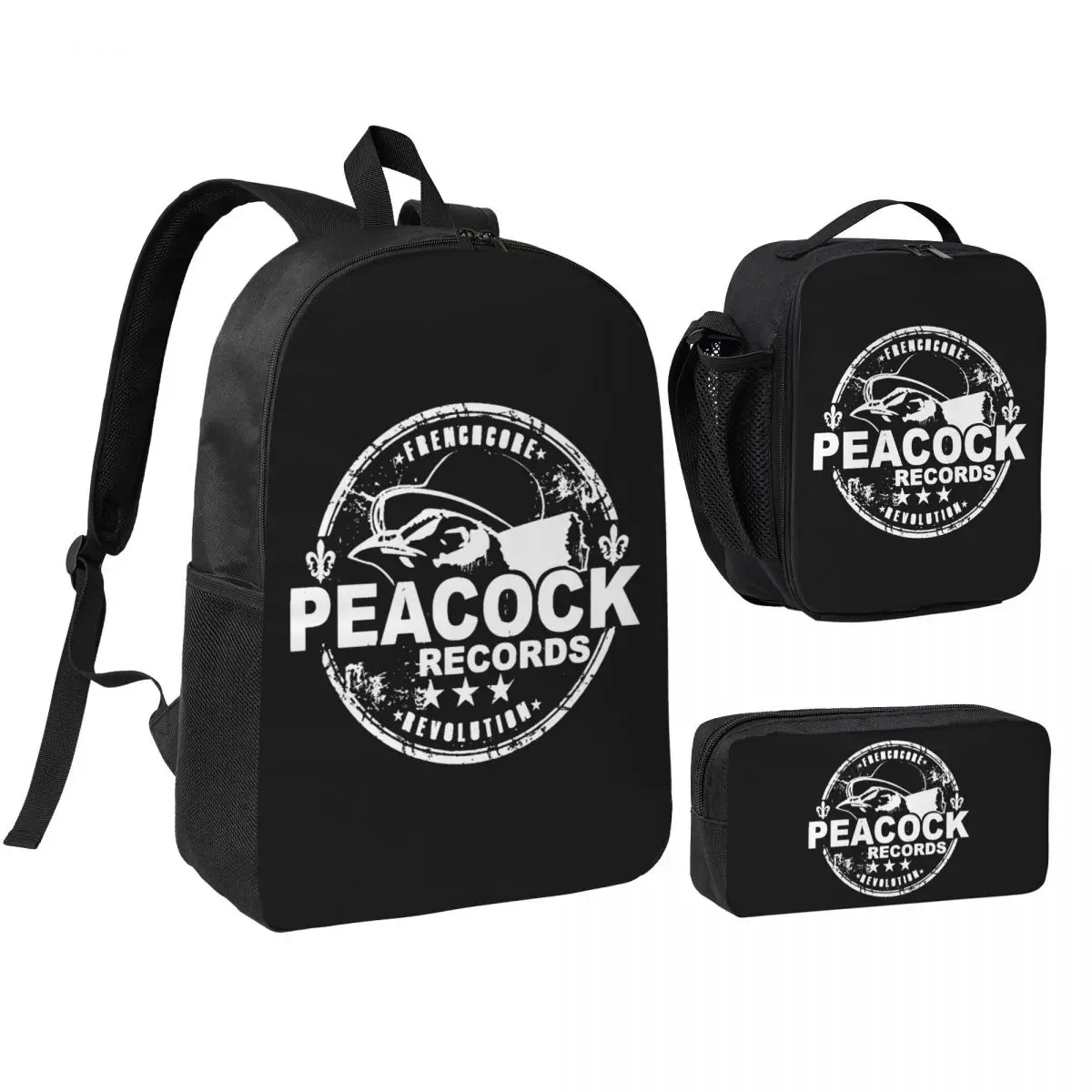 Dr.Peacock Backpack Boys Girls BookBag School Bag Shoulder Bags 3ps Insulated Lunch Bag Pencil Case
Dr.Peacock Backpack Boys Girls BookBag School Bag Shoulder Bags 3ps Insulated Lunch Bag Pencil Case