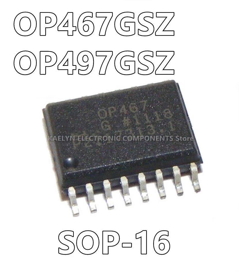 10 шт./лот OP467GSZ OP467 OP497GSZ OP497 усилитель общего назначения 4 цепи 16-SOP
10 шт./лот OP467GSZ OP467 OP497GSZ OP497 усилитель общего назначения 4 цепи 16-SOP