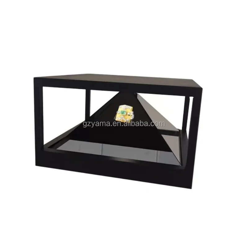 Pyramid Boxes 4 Sided 360 Degree Hologram Pyramid showcase 3D Pyramid Holographic Display
Pyramid Boxes 4 Sided 360 Degree Hologram Pyramid showcase 3D Pyramid Holographic Display