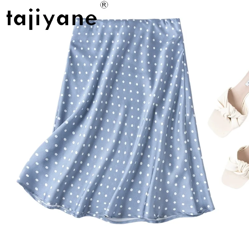 TAJIYANE 100% Mulberry Silk Women's Skirts Blue Polka Dots Mini Skirt Elegant Summer Bodycon Skirts Woman Clothes 2026 cutecore
TAJIYANE 100% Mulberry Silk Women's Skirts Blue Polka Dots Mini Skirt Elegant Summer Bodycon Skirts Woman Clothes 2026 cutecore