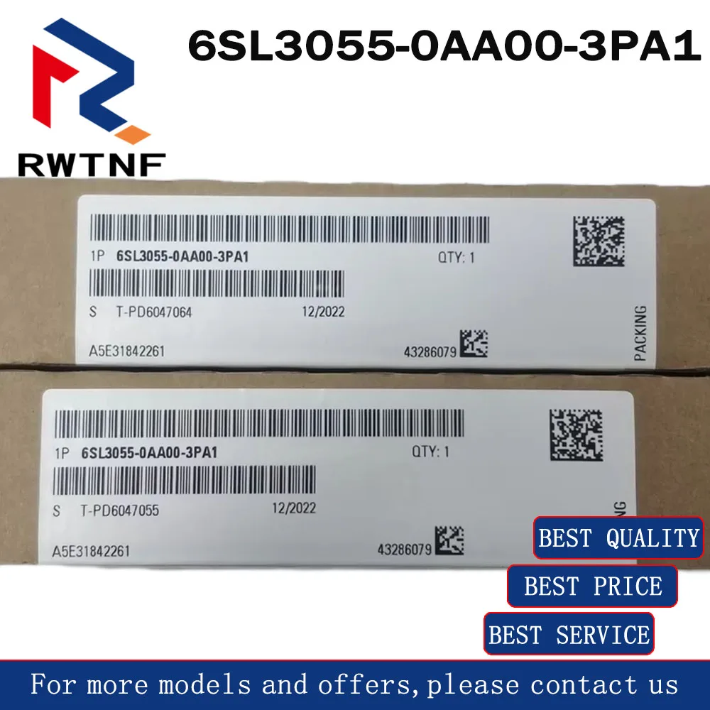 Brand New Genuine 6ES7288-1CR20-0AA1 SIEMENS TM41 Terminal Module PLC,100% original warehouse stock
Brand New Genuine 6ES7288-1CR20-0AA1 SIEMENS TM41 Terminal Module PLC,100% original warehouse stock